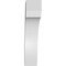 Ekena Millwork 5 1/2-in. W x 18-in. D x 26-in. H Legacy Architectural Grade PVC Knee Brace BRCP055X18X26LEC - alternate 2